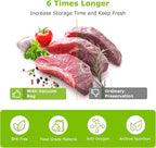 Bonsenkitchen 3 Rolls 11" x 16' + 3 Rolls 8" x 16' Vacuum Sealer Bags for Food with a Color Box, Easy to Store, Commercial Grade, BPA Free, Great for Food Storage or Sous Vide, VB22