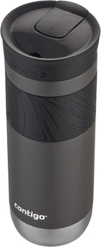 Contigo Byron Vacuum-Insulated Stainless Steel Travel Mug with Leak-Proof Lid, Reusable Coffee Cup or Water Bottle, BPA-Free, 20oz 2-Pack in Sake & Blue Corn Perfect for Hot and Cold Beverages