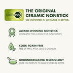 GreenPan Advanced 10.5”x 20” Electric Griddle with Warming Drawer, Healthy Ceramic Nonstick PFAS-Free Coating, Temperature Control, Easy and Versatile Countertop Meals, Dishwasher Safe, Clay