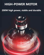 Electric Dough Machine With Fermentation Function, Microcomputer Timing, Front Touch Panel, 6.3qt(7L), 304 Stainless Steel, Used For Bread, Pizza, Pancake, Dumpling Dough And Sourdough