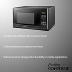 RV Built-In Microwave Oven | Perfect RV Replacement | 900W Power, 10 Power Levels | Easy-Clean Interior | LED Display | Quick-Cook Settings | RV-980B