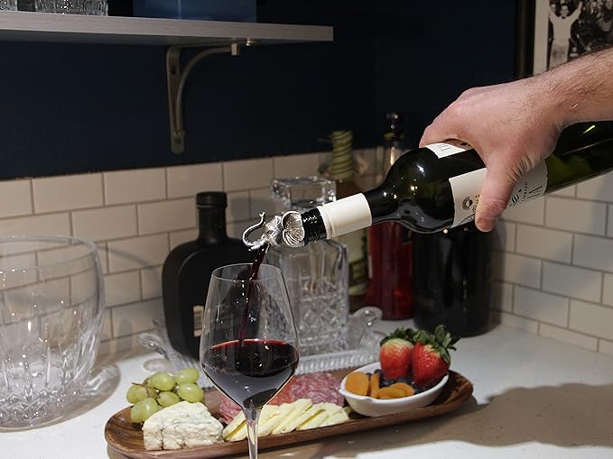 Happy Hour Elephant Head Wine Pourer - Stopper, Aerator, and Perfect Pourer