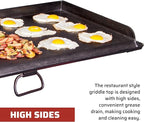Camp Chef Professional Fry Griddle, 3 Burner Griddle, Cooking Dimensions: 16 in. x 38 in