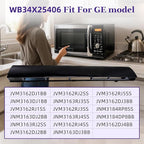 WB34X25406 Microwave Vent Grille, WB34X25406 Top Vent Grille, WB34X25406 Microwave Vent Kit Compatible with GE Replaces JVM3162RJ1SS, JNM3163DJ1BB, JNM3163RJ1SS, JNM3184DP8BB
