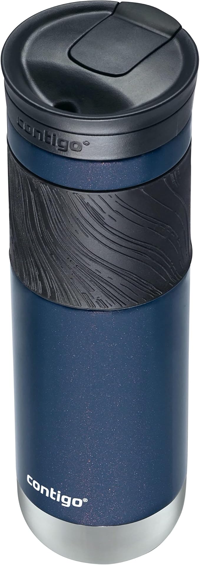 Contigo Byron Travel Mug, Insulated Stainless Steel, 24oz | Leak-Proof Lid | BPA-Free | ThermoLock Insulation | Pack of 4