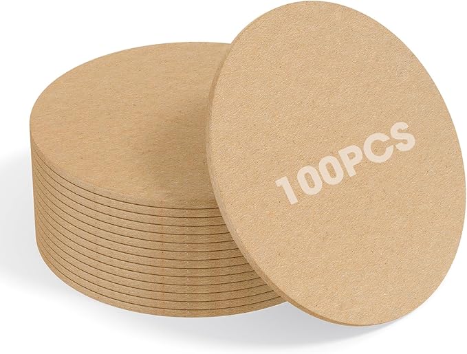 Round Disposable Coffee Filters Paper – Compatible with Classic The Perfect-Brew Pour Over – Round Replacement Coffee Filters, Unbleached, Compostable Paper Filters, 100 Count