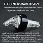 6 Pack Measured Liquor Pour Spout, Liquor Bottle Pourers, Measure Pour Spout for Liquor Bottles, Bottle Pourers for Alcohol, Shot Pourer Cocktail Liquor Dispenser Bar Bartending Tool -1oz/30ml
