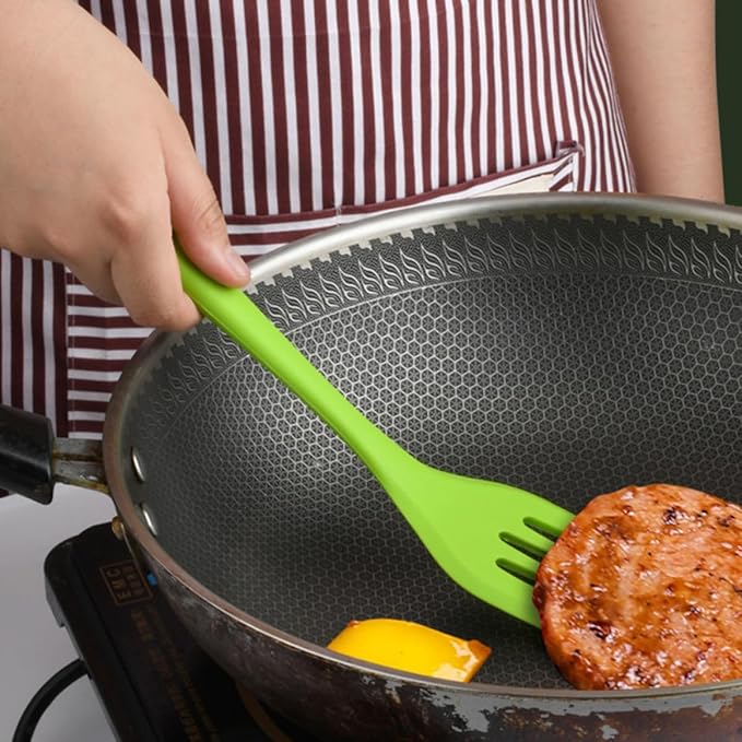 Silicone Baking Utensil Set 5pcs Green Cooking Tools Non-stick Heat Resistant Silicone Cooking Gadgets for Home Baking and Food Preparation