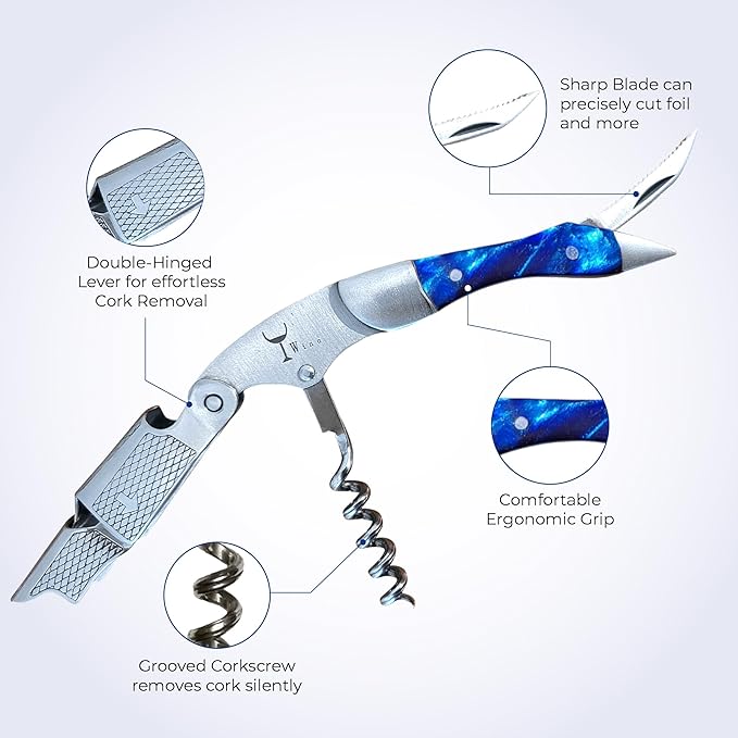 Wino Wine Key! - Professional Sommelier's Corkscrew Wine Opener