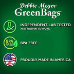 Debbie Meyer, GreenBags 40-Pack (16M, 16L, 8XL) | Reusable Storage Bags Keeps Fruit, Vegetables, Produce, Cut Flowers Fresh Longer, Kitchen & Fridge Preservation Solution, BPA Free, Made in the USA