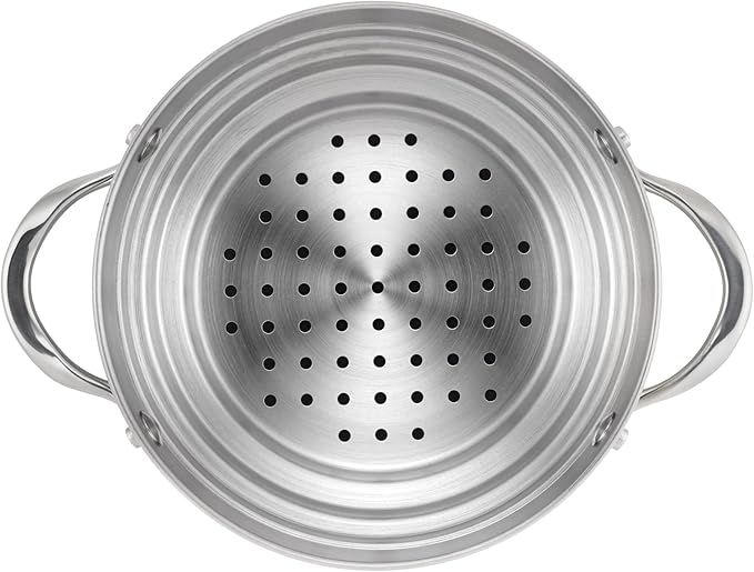 Anolon Classic Stainless Steel Universal Covered Steamer Insert