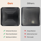 Air Fryer Accessories for Ninja Foodi SP101 Air Fryer Oven, Air Fryer Liners Replacement Baking Pan Air Fryer Basket Non-stick Baking Tray for Ninja Digital Air Fry Countertop Oven