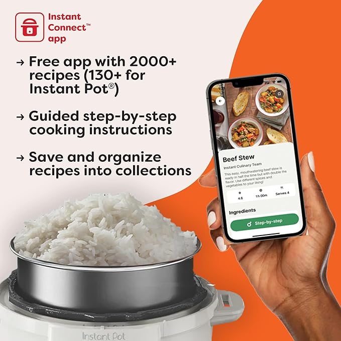 Instant Pot Pro 10-in-1 Pressure Cooker, Slow Cooker, Rice/Grain Cooker, Steamer, Sauté, Sous Vide, Yogurt Maker, Sterilizer, and Warmer, Includes App With Over 800 Recipes, Black, 6 Quart
