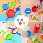 BESPORTBLE Dumpling Maker Set 4pcs Pp Plastic Dumpling Molds Large Medium Small Mini Sizes Tool Kitchen Gadget for Home Cooking Random Color