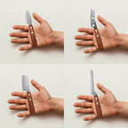 Cheese Knife, MATTSTONE HILL Cheese Knives Set - Soft & Semi Hard Cheese Knife, Soft Cheese Slicer, Cheese Cleaver, Hard Cheese Cutter, Premium Stainless Steel, Wood Handle