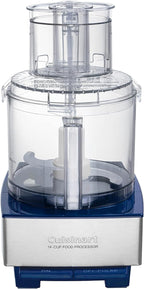 Cuisinart Food Processor 14-Cup Vegetable Chopper for Mincing, Dicing, Shredding, Puree & Kneading Dough, Navy Stainless Steel, DFP-14BCNYCB