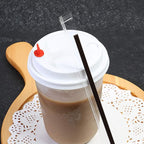 KBG Coffee Stir Sticks 200 PCS, 6.7 Inch Three Hole Disposable Plastic Sip Stir Sticks, Individually Wrapped Cocktail Stirrers