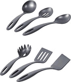 Tramontina Primaware 15-Piece Non Stick Cookware Set with Lids and Utensils, Aluminum Nonstick Pots and Pans Kitchen Set (Silver)