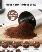 SHARDOR One Touch Coffee Grinder Electric, Spice, Herb, For Coffee Bean Spices and Seeds with 1 Removable Stainless Steel Bowl, Dry Grinder, Silver