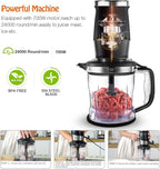 Blender and Food Processor Combo, Personal Blender for Shakes and Smoothies, Suitable for Kitchen, Home, 700W Electric Blender with Mixer Grinder/Chopper