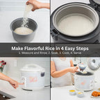 Tiger JNP-1800-LF 10 Cup Capacity White Rice Cooker with Non-Stick Inner Pot, Retractable Power Cord, and Keep Warm up to 12 hours (Flower)