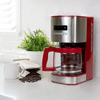 Kenmore 40707 12 Cup Programmable Coffee Maker in Red