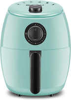 Elite Gourmet EAF-0201BL Personal Compact Space Saving Electric Hot Air Fryer Oil-Less Healthy Cooker, Timer & Temperature Controls, 1000W, 2.1 Quart, Mint