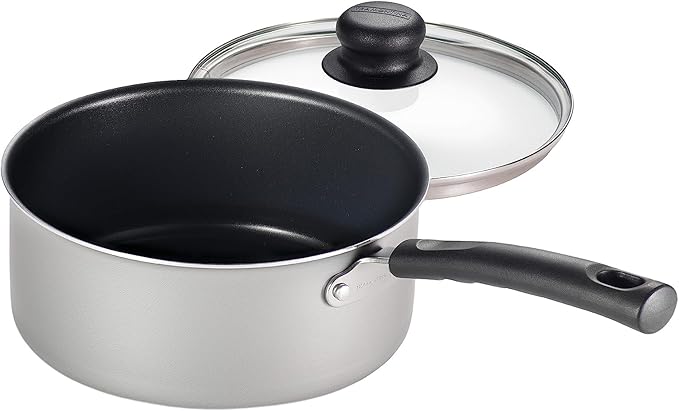 Tramontina Primaware 15-Piece Non Stick Cookware Set with Lids and Utensils, Aluminum Nonstick Pots and Pans Kitchen Set (Silver)
