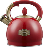 Tea Kettle -2.8 Quart Tea Kettles Stovetop Whistling Teapot Stainless Steel Tea Pots for Stove Top Whistle Tea Pot