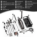Cocktail Shaker Set, 23-Piece Boston Stainless Steel Bartender Kit with Acrylic Stand & Cocktail Recipes Booklet, Professional Bar Tools for Drink Mixing, Home, Bar, Party - Black