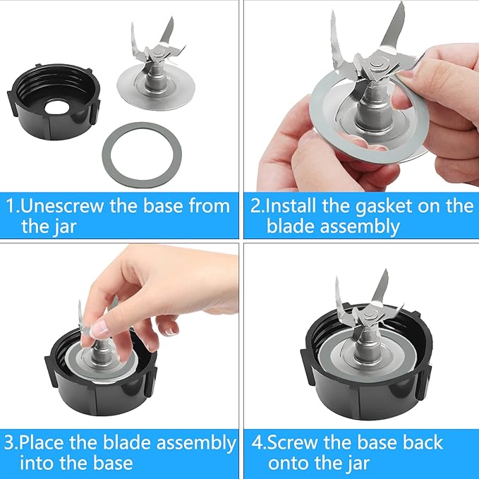 BokWin 2Pcs Blender O-Ring Gasket Seal，Rubber Sealing O-Gasket Rings for Oster and Osterizer Blender Models