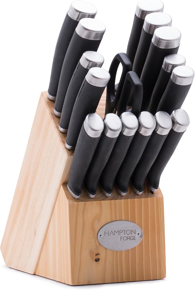 Hampton Forge HMC01B010B Epicure 17-Piece Cutlery Set