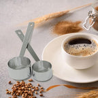 LEIFENY 2PCS 1 Tablespoon Coffee Scoop, Long Handle Measuring Spoon, One tbsp (15ml) Stainless Steel Scooper