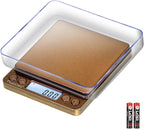 Fuzion Digital Scale .01 Gram Accuracy, 500g Mini Food Scales for Small Jewelry, Gold, Herb, Spice - Weight Gram and Oz