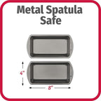 GoodCook Nonstick Loaf Pan 8 x 4-Inch Heavy-Duty Steel Bakeware with Easy-Clean Non-Stick Coating,Oven & Dishwasher Safe Pan for Meatloaf Breads Lasagnas Casseroles & More,Set of 2,Gray,(Pack of 12)