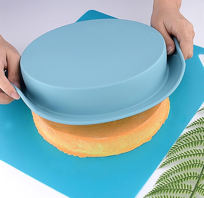 7in1 Silicone Bakeware Baking Set, Kitchen Bake Pans Molds Tray for Oven with BPA Free Round/Square Cake Pan, Loaf Pan, Muffin Pan for Bread Pizza Cheesecake Cupcake Pie Desserts