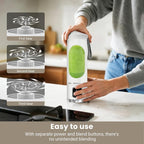 Portable Blender Personal Electric USB，500ML Portable juicer Shakes and Smoothies Blender，Small Blenders，Mixing，Compact、Convenient and Versatile (White)