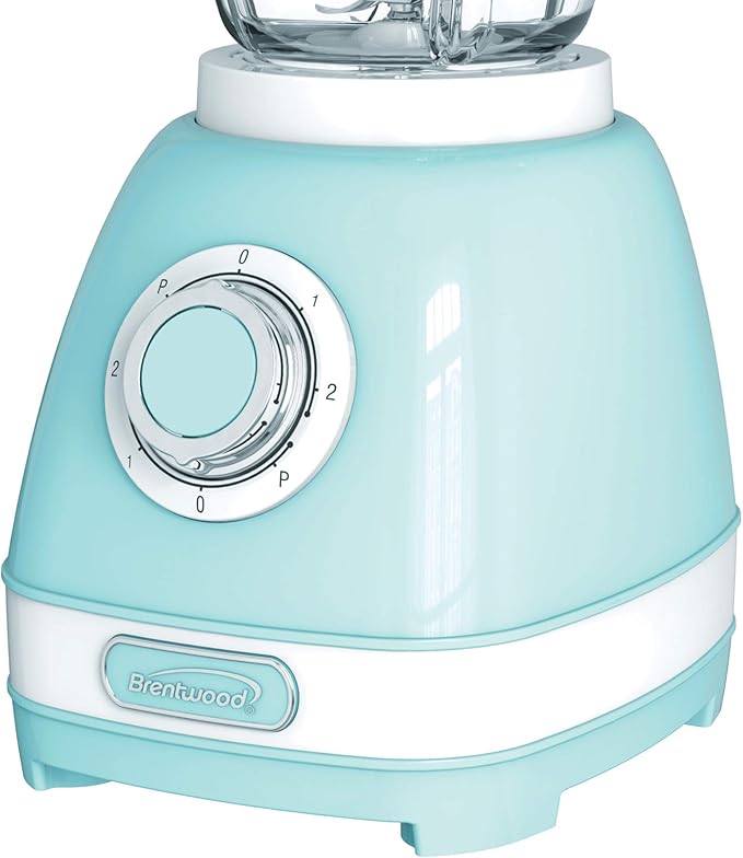 Brentwood Appliances JB-330BL 2-Speed Retro Blender with 50-Ounce Plastic Jar, Blue, Normal