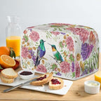 JEOCODY Hummingbird Toaster Cover With Handle - 2 Slice Appliance Cover for Bread Maker, Kitchen Small Appliances - Universal Size for Microwave Toaster Oven, Dustproof