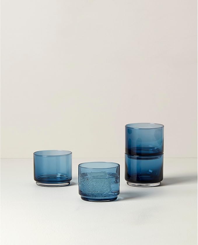 Lenox Tuscany Classics Stackable 4-Piece Short Glasses Everyday