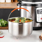 Steamer Basket for Instant Pot, Stainless Steel Vegetable Steamer Basket Insert for Pots