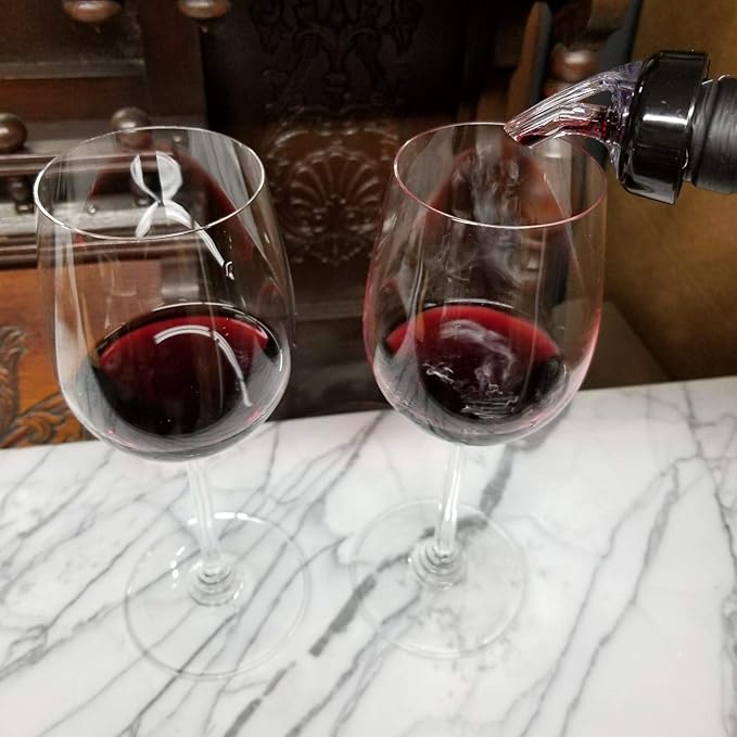 Measured Pourer - Liquor Bottle Pourers - Collared -(10pk) Made 100% In The USA. Bar Spouts That Don't Leak - No Cracks, Just A Perfect Cocktail Pour Everytime. Great for Wine Too! (.75)
