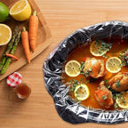20 Count Disposable Slow Cooker Liners and Cooking Bags | Extra Large Size Fits 6-10QT Pot, 14"x 22" | Suitable for Oval & Round Pot, BPA Free (1 Pack)