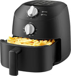 COMFEE' Compact 2.1 Quart Air Fryer with 12 Presets Menu Options, Adjustable Timer & Temperature Control 180-400 degrees F, Dishwasher-Safe Nonstick Fry Basket