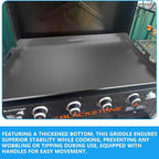 Flat Top Griddle Insert for Blackstone 36 Inch Griddle Powder Coated Steel Cooking Plate with Rear Grease System for Blackstone 1565 1554 1560 1803 1818 1825 1836