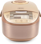 Aroma Housewares ARC-6106 Aroma Professional 6 Cups Uncooked Rice, Slow Cooker, Food Steamer, MultiCooker, Champagne