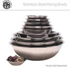 American METALCRAFT, Inc. American Metalcraft SSB500 Stainless Steel Mixing Bowl, 11.5" Diameter, Silver, 5-Quart