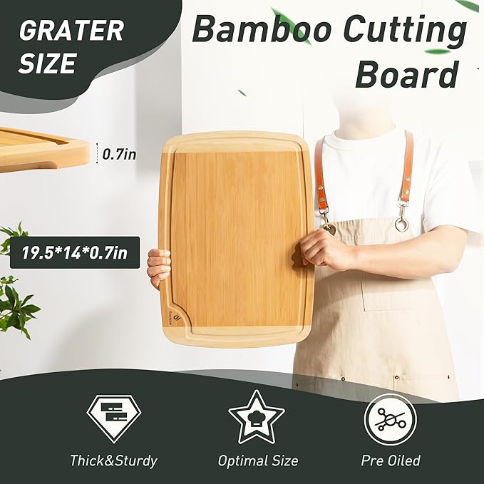 Bamboo Cutting Board Set Non Slip Feet Over Sink Acrylic Counter Lip Glass Plastic Smart Clear Countertop Marble Organizer Engraved Holder Flexible Round Black Stone Thin Bar White Commercial Metal