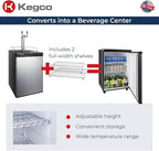 Kegco K309SS-2 24" Wide Dual Tap Stainless Steel Digital Kegerator