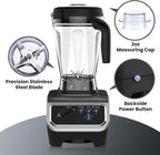 iCucina 1500w Blender for Kitchen with Pre-set Blending Programs, 64oz Heavy Duty Professional-Grade Blenders for Smoothies, Soups, Dips, Nut Butters, BPA-Free Tritan Jar
